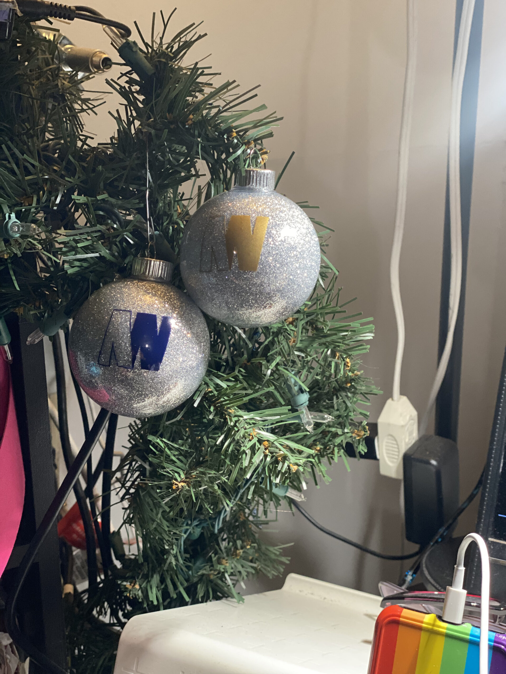 Custom Glitter Christmas Ornaments - Image 2